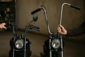 Come scegliere i manubri per moto custom? La differenza vera per comfort e stile