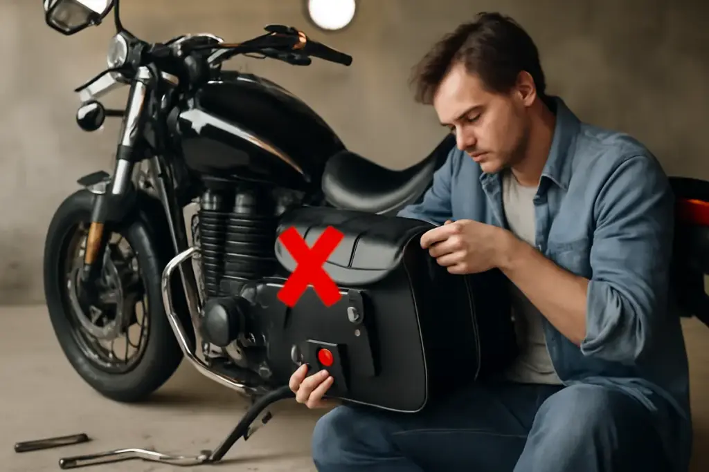 Quali errori commette chi monta borse laterali custom da solo? La guida per evitarli facilmente
