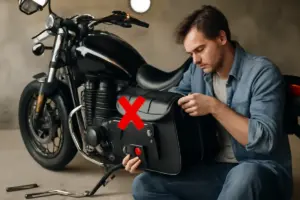 Quali errori commette chi monta borse laterali custom da solo? La guida per evitarli facilmente