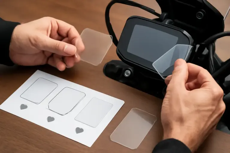 Come scegliere la migliore pellicola protettiva antigraffio per display digitale moto? I criteri che contano davvero