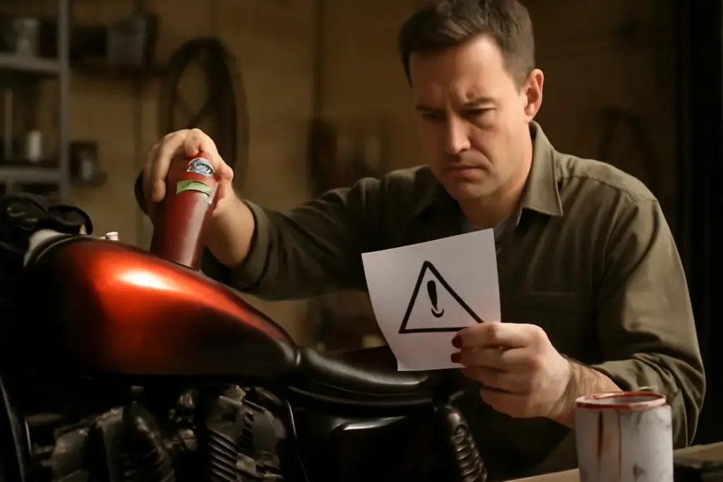 Cosa bisogna sapere prima di verniciare il serbatoio della propria moto custom? I rischi sottovalutati