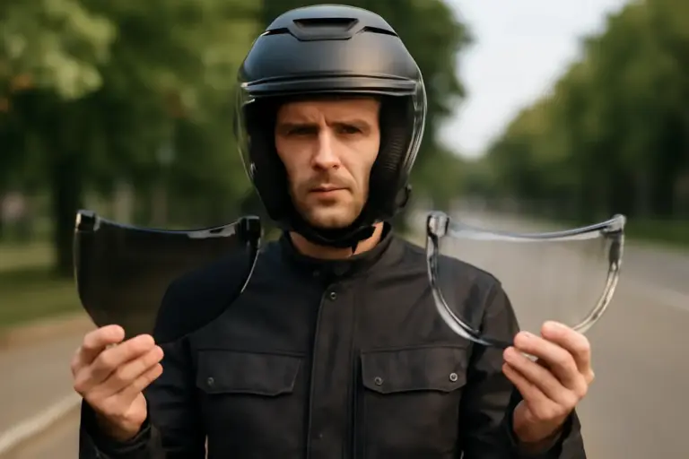 Visiera casco fumé o trasparente: pro e contro che possono fare la differenza in sicurezza